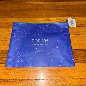 Thrive Causemetics purple and teal makeup bag!